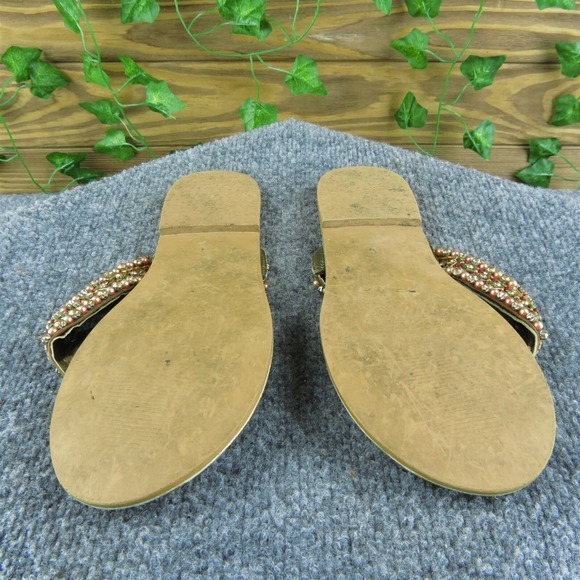 Naughty Monkey Women's Flip Flop Brown Synthetic Size 9M Used 2025 - Picture 7 of 7